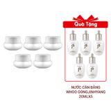 Combo 5 Kem Dưỡng Trắng Da Whoo Gongjinhyang Seol Radiant White Moisture Cream 4mlx5 Tặng Combo 5 Nước Cân Bằng Dưỡng Trắng Whoo Gongjinhyang Seol 20mlx5