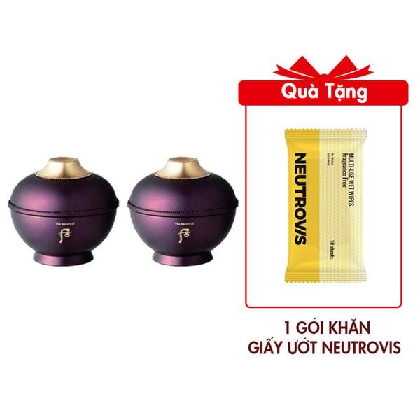 Combo 2 Kem Dưỡng Da Mặt Hoàn Lưu Cao Whoo Hwanyu Cream 4mlx2