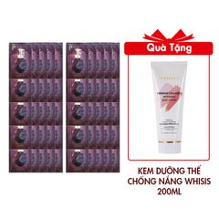(HSD: 1/2026) Combo 50 Gói Dầu Xả Thảo Dược Whoo Spa Essence Rinse 8mlx50 Tặng Kem Dưỡng Thể Trắng Da Chống Nắng WHISIS Premium Collagen Whitening Body Lotion 200ml