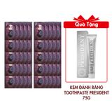 (HSD: 9/2025) Combo 50 Gói Dầu Xả Thảo Dược Whoo Spa Essence Rinse 8mlx50 Tặng Kem Đánh Răng Trắng Sáng Toothpaste President White (100 RDA) 75g