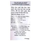 Combo 2 Sữa Rửa Mặt Dưỡng Ẩm Whoo Hydrating Foam Cleanser 40mlx2 Tặng Gel Rửa Mặt Micellar Dr.Sante Pure Cоde Dành Cho Mọi Loại Da 200ml