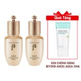 (HSD: 12/2027) Combo 2 Nước Cân Bằng Chống Lão Hóa Whoo Ultimate Rejuvenating Balancer 25mlx2 (Hàng tách set) Tặng Kem Chống Nắng Beyond Angel Aqua Moisture Sun Cream 50ml