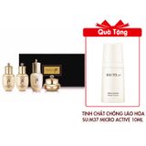 (HSD: 5/2027) Bộ Dưỡng Da Tái Sinh Trẻ Hóa Căng Mịn Da Whoo Ultimate Regenerating 4pcs Tặng Tinh Chất Chống Lão Hóa Và Làm Dịu Da Su:m37 Micro Active Repair Serum 10ml