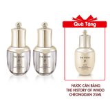 (HSD: 7/2027) Combo 2 Tinh Chất Tái Sinh Da The history of Whoo Cheongidan Radiant Regenerating Essence 8mlx2 Tặng Nước cân bằng Whoo Cheongidan Rejuvenating 25ml
