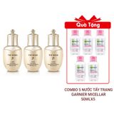 (HSD: 7/2027) Combo 3 Nước cân bằng The History of Whoo Cheongidan Rejuvenating Pro-radiance Balancing Toner 25mlx3 Tặng Combo 5 Nước Tẩy Trang Cho Da Nhạy Cảm Garnier 50mlx5