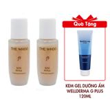 Combo 2 Tinh Chất Khởi Nguồn Whoo Bichup First Moisture Anti-Aging Essence 15mlx2 Tặng Gel Dưỡng Ẩm Cấp Nước Trẻ Hóa Da Wellderma G Plus Mils Acis Ance Gel Cleanser 120ml