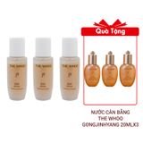 Combo 3 Tinh Chất Khởi Nguồn Whoo Bichup Treatment Essence 15mlx3 Tặng Nước Cân Bằng The Whoo Gongjinhyang Firming Balancing Toner 20x3