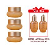 (HSD: 11/2027) Combo 3 Kem dưỡng ẩm The Whoo Gong Jin Hyang Firming Cream 10mlx3 Tặng Combo 2 Nước Cân Bằng The Whoo Gongjinhyang Firming Balancing Toner 20mlx2