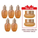 (HSD: 11/2027) Combo 5 Nước Cân Bằng The Whoo Gongjinhyang Firming Balancing Toner 20mlx5 Tặng Combo 2 Kem dưỡng ẩm The Whoo Gong Jin Hyang Firming Cream 10mlx2