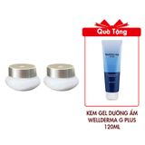 Combo 2 Kem Dưỡng Trắng Da Whoo Gongjinhyang Power Cream Thế Hệ Mới 10mlx2 (Hàng tách set) Tặng Gel Dưỡng Ẩm Wellderma G Plus Mils Acis Ance Gel Cleanser 120ml