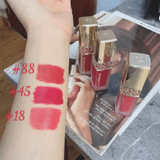 f188 vip f1687 Kem Nhung Lì f1681 GJH Mi Velvet Liquid Lip Rouge Màu 88 Brick Rose Đỏ Đất 2.3g Và f1687 Lì f1678 vip Mini Cao Cấp Ohui The First Geniture Lipstick Minisize Màu Red 1.3g