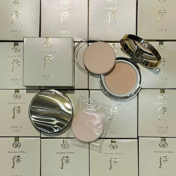 Full Size Phấn Phủ Trang Điểm Whoo Gongjinhyang Mi Two Way Pact SPF30/PA++ Màu số #2 Sắc Da Sáng (Không Nhũ)