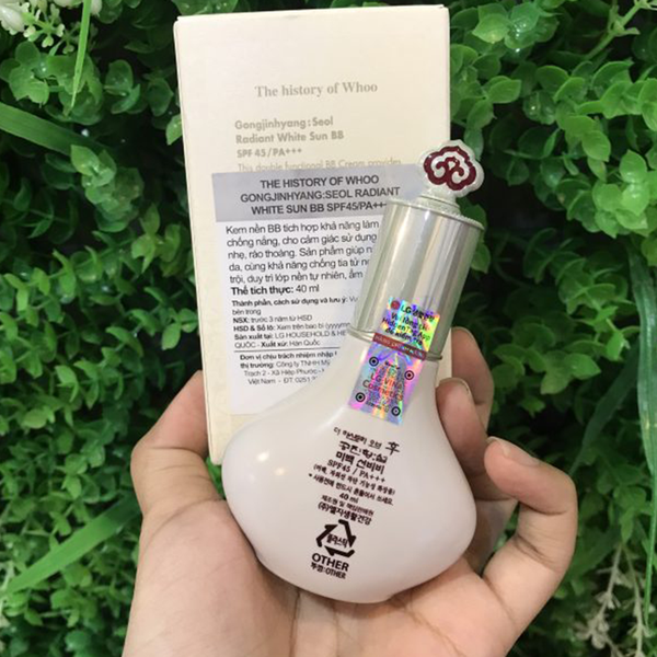 Full Size Kem BB Trang Điểm Chống Nắng The Whoo Gongjinhyang Seol Brightening UV Protective BB Cream 40ml