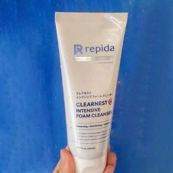 Sữa Rửa Mặt Tạo Bọt Chuyên Sâu Repida Clearnest Intensive Foam Cleanser 150ml