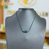  Dây chuyền mặt lu thống lam ngọc chiêu tài lộc hanh thông hợp mệnh may mắn 