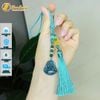  Dây treo túi xách màu xanh mint mix mặt phật di lặc lam ngọc tài lộc may mắn bình an 