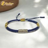  Vòng tay tibet chỉ ngũ sắc bện chỉ may mắn mix charm ống trụ Om Mani Padme Hum bình an 