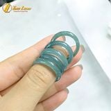  Nhẫn ngọc lam nguyên khối hợp mệnh may mắn bình an 