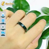  Nhẫn ngọc cẩm thạch sơn thủy nguyên khối hợp mệnh may mắn bình an 