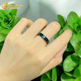  Nhẫn ngọc cẩm thạch sơn thủy nguyên khối hợp mệnh may mắn bình an 