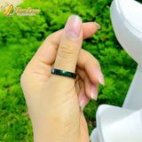  Nhẫn ngọc cẩm thạch sơn thủy nguyên khối hợp mệnh may mắn bình an 