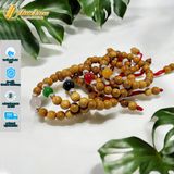  Vòng tay hạt gỗ dâu tằm cho bé mix hạt nhiều màu hợp mệnh bình an may mắn 