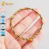  [Handmade] Vòng tay chỉ ngũ sắc tây tạng bện handmade nút thắt hạt dâu tằm may mắn 