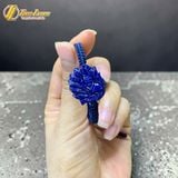 Vòng tay chỉ may mắn bện handamde mặt hồ ly chúa lệch đùi lapis trợ duyên hợp mệnh 