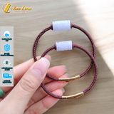  Vòng tay lu thống bạch ngọc chạm họa tiết kim tiền chiêu tài hút lộc may mắn hợp mệnh 