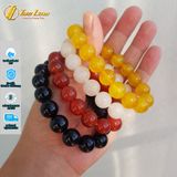  Vòng tay nam đá mã não size 12 li đủ màu hợp mệnh mang lại phú quý bình an 