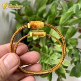  Vòng tay đôi nam nữ lu thống hô phách hoa hợp mệnh chiêu tài hút lộc hanh thông may mắn 