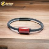  Vòng Tay Lu Thống Ngọc Huyết Jadeit Đỏ Cam Hợp Mệnh Hỏa Thổ Chiêu Tài Hút Lộc Hanh Thông 