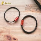  Vòng Tay Lu Thống Ngọc Huyết Jadeit Đỏ Cam Hợp Mệnh Hỏa Thổ Chiêu Tài Hút Lộc Hanh Thông 