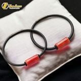  Vòng Tay Lu Thống Ngọc Huyết Jadeit Đỏ Cam Hợp Mệnh Hỏa Thổ Chiêu Tài Hút Lộc Hanh Thông 