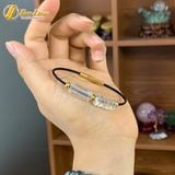  Vòng tay ngũ điếu mix lu thống đá thạch anh trắng hợp mệnh kim thủy tài lộc bình an may mắn 
