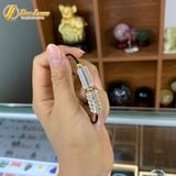  Vòng tay ngũ điếu mix lu thống đá thạch anh trắng hợp mệnh kim thủy tài lộc bình an may mắn 