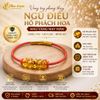  Vòng tay phong thủy ngũ điếu hổ phách hoa màu vàng hợp mệnh, chiêu tài hút lộc may mắn 