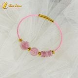  Vòng tay ngũ điếu mix hồ ly mix đồng xu TA hồng hợp mệnh hỏa thổ tài lộc may mắn 
