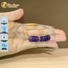  Vòng tay ngũ điếu mix lu thống đá thạch anh tím hợp mệnh hỏa thổ tài lộc bình an may mắn 