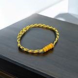  Vòng tay chỉ ngũ sắc tây tạng mix ngũ điếu ngọc huyết đỏ cam hợp mệnh bình an may mắn 