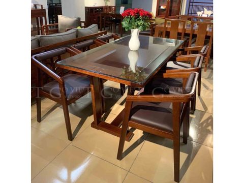 Bộ bàn ăn chữ nhật kiểu LEXI