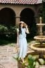 BJD33812 - Chân váy dài dạo phố vải linen dáng chữ A cạp chun co giãn - PANTIO