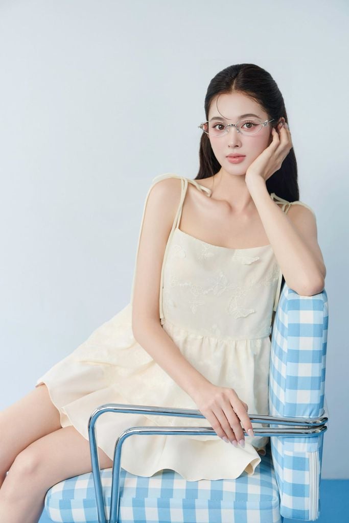 FJN3716 - tylekeo88ax ngắn vải kaki dáng A cạp bản to thân váy xếp ly nhún tạo xoè - JAN.