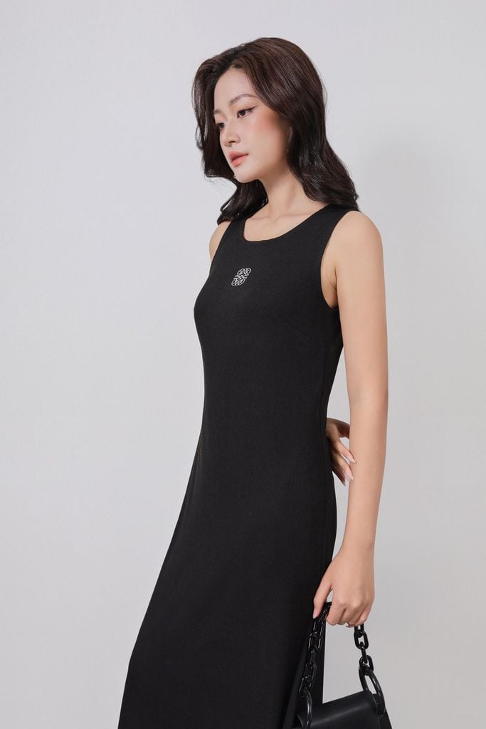 BAS73520 - Áo sơ mi kiểu vải thô mỏng dáng suông cổ bẻ thân áo phối vạt thắt nơ tạo kiểu - PANTIO