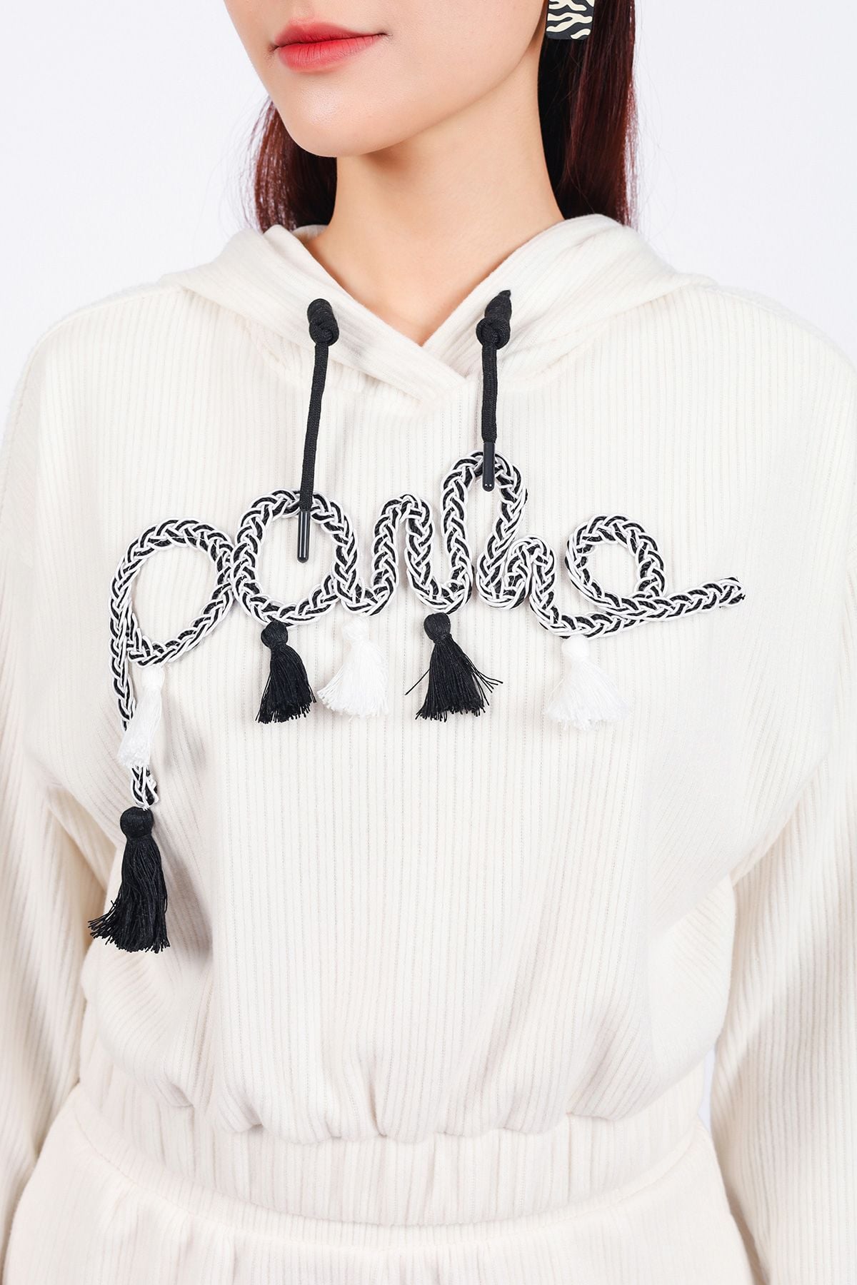 BQD93240 - Quần bộ thể thao vải len dáng suông dài cạp chun bo gấu thời trang - PANTIO