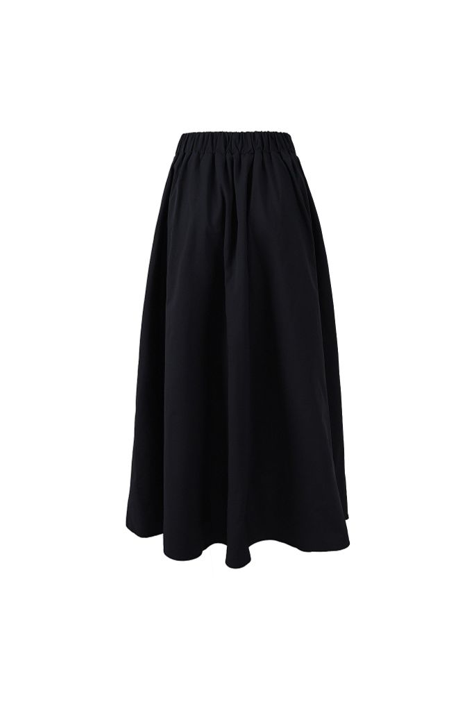 BJD33545 - Chân váy dài vải thô mỏng dáng suông cạp chun co giãn - JAN.