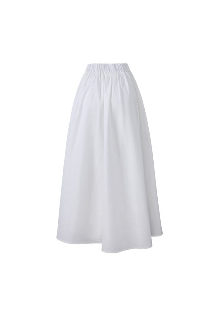 BJD33545 - Chân váy dài vải thô mỏng dáng suông cạp chun co giãn - JAN.