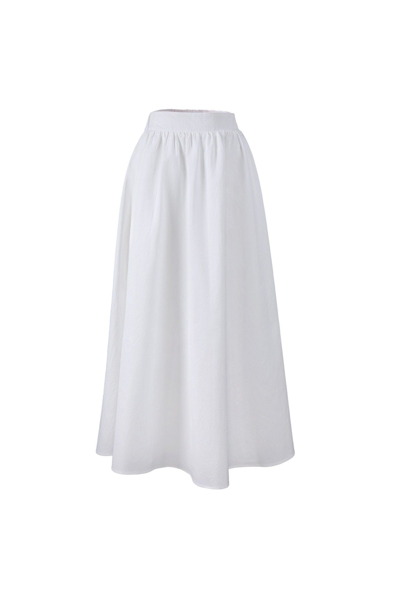 BJD33545 - Chân váy dài vải thô mỏng dáng suông cạp chun co giãn - JAN.