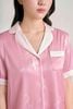 BMN5130 - Bộ mặc nhà vải lụa dáng suông áo tay ngắn kèm quần suông dài cạp chun thời trang- PANTIO
