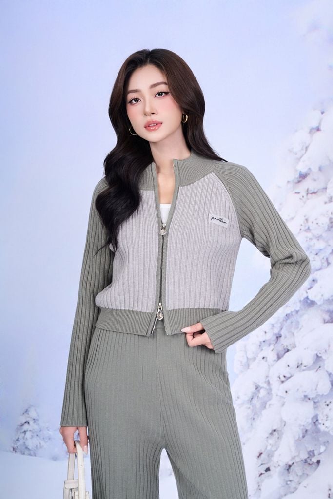 BQO622 - Quần len cao cấp dáng suông dài ống đứng tạo kiểu cạp chun co giãn - PANTIO